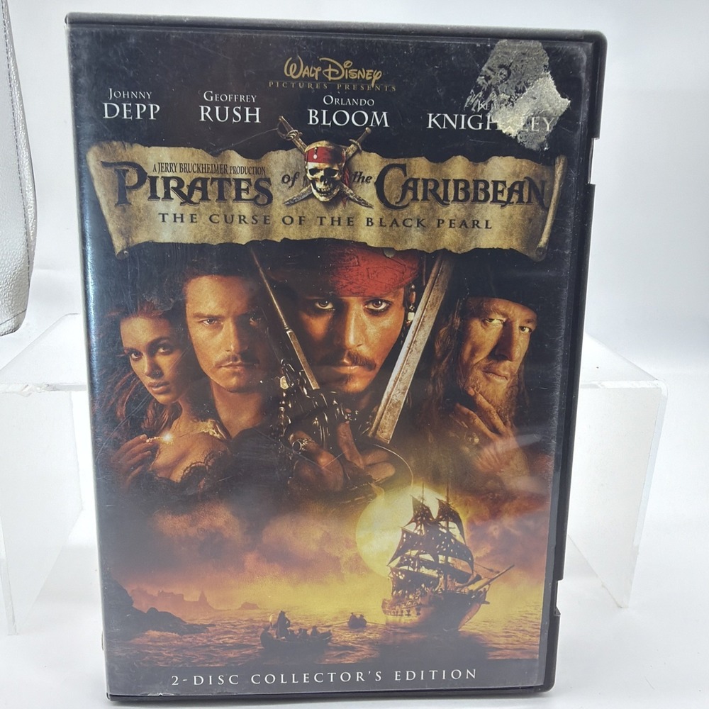 Pirates‎ of the Caribbean: The Curse of the Black Pearl (DVD, 2003)